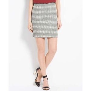 New Ann Taylor Jacquard print mini Skirt XS 2